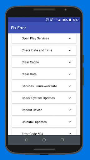 Play Services Repair screenshot 2