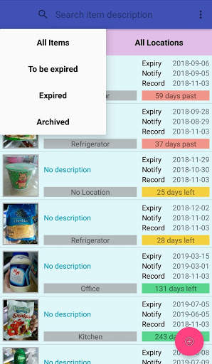 VC Expiry Date Manager 2 تصوير الشاشة