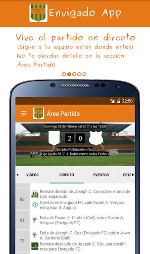 Envigado FC App 2 تصوير الشاشة