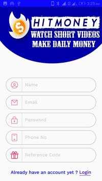 Hit Money: Watch Short videos and earn  money स्क्रीनशॉट 3