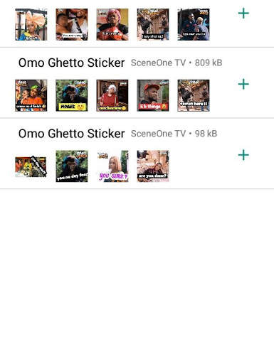 Omo Ghetto Whatsapp Sticker screenshot 5