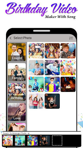Birthday Video Maker with Song screenshot 1