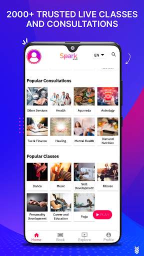 Spark.Live - Join Live Classes, Develop New Skills screenshot 1