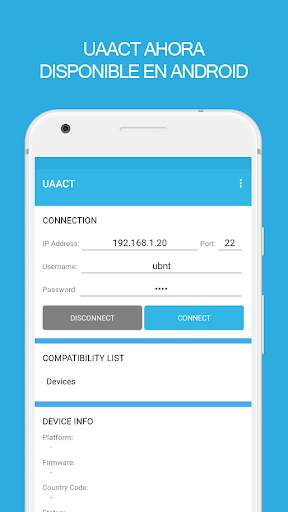 UAACT - Ubiquiti airMAX AC Toolkit Mobile screenshot 1