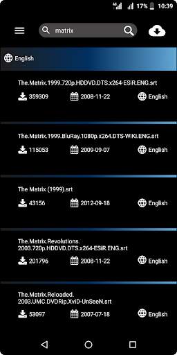 Subtitlez – Search and downloa screenshot 1