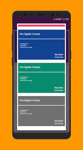 Business Card Maker - Free Bussiness Card Design screenshot 8
