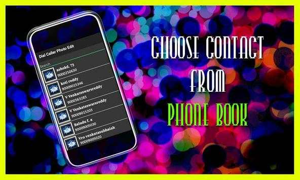 Dial Caller Photo Edit screenshot 2