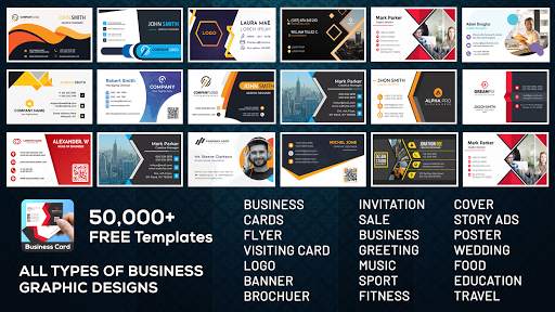 Business Visiting Card Maker Photo Logo screenshot 1