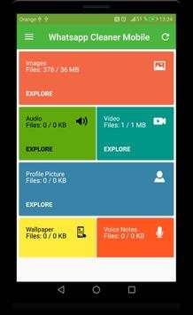 Cleaner whatsapp Mobile screenshot 8