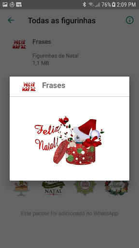 Figurinhas de Natal -   WAStickerApps screenshot 4