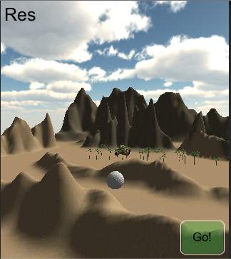 Amazing Golf 3d game screenshot 1