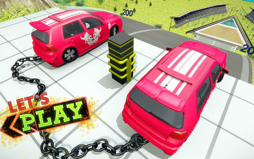 Chained Car Crash Beam Drive: Accident Simulator screenshot 1