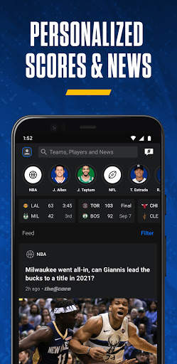 theScore: Live Sports Scores, News, Stats & Videos screenshot 2