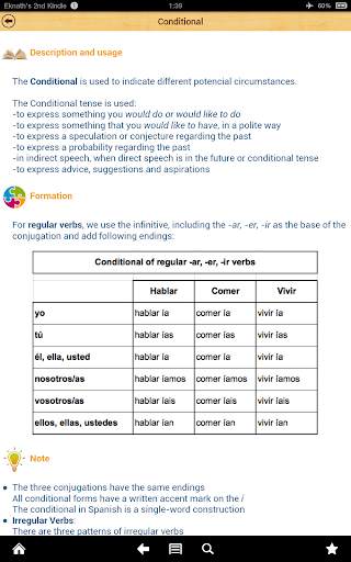 Spanish Grammar for English Speakers Lite screenshot 12