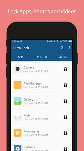 Ultra Lock - App Lock, Photo and Video Vault screenshot 1