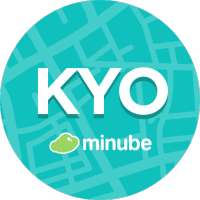Kyoto Travel Guide in English with map logo