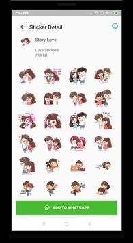WAStickerApps : Love Romance Stickers for Whatsapp screenshot 2