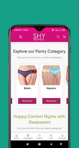 Shylane- Shop Lingerie Nightwear Apparel | shyaway screenshot 4