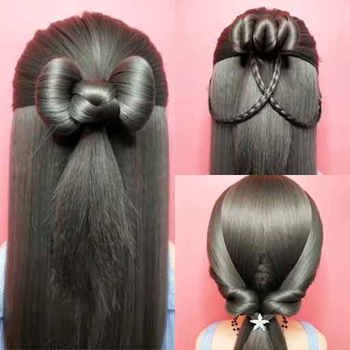 Party Hairstyle - Video Step By Step Offline icon