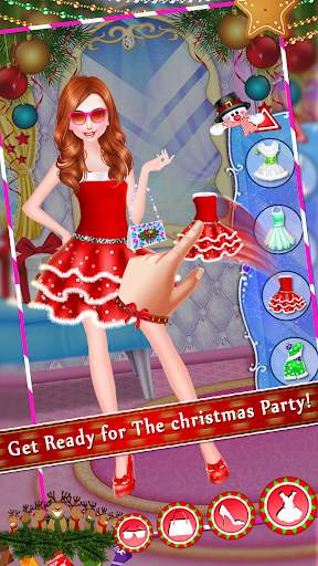Christmas Makeover Salon : Makeup & Dress Up Game screenshot 3
