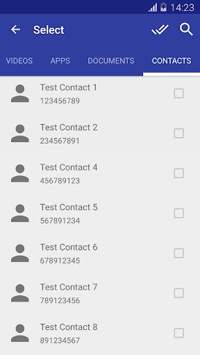 SuperBeam Contacts Plugin screenshot 2