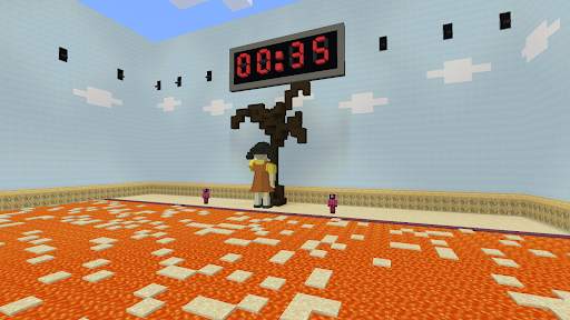 Playing Squid in Minecraft PE screenshot 2