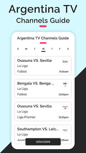 Argentina TV Schedules -Live TV All Channels Guide screenshot 1