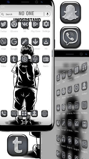 Lonely Boy Launcher Theme screenshot 3