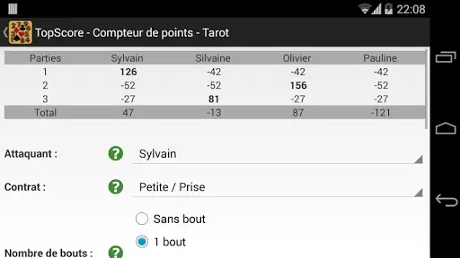TopScore - Compteur de points screenshot 2