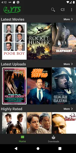 Yify Browser screenshot 2