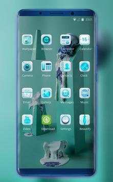 3d abstract art theme | Pillar vase wallpaper screenshot 2