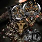 Skull Devil 3D Gravity Theme💀 logo