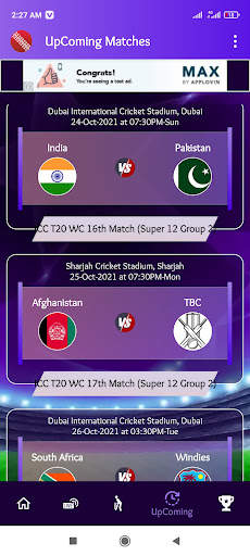 Live Cricket Match- Cricket TV screenshot 1