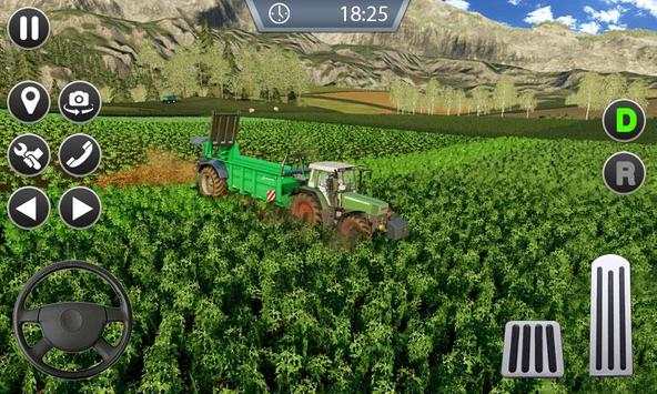 New Farmer Tractor Simulator 3D- farmer games free screenshot 1