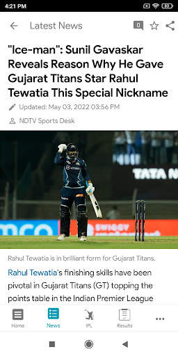 NDTV Cricket screenshot 3