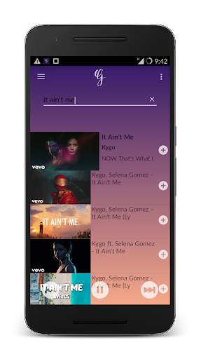 Glee: Free YouTube Music Player screenshot 4