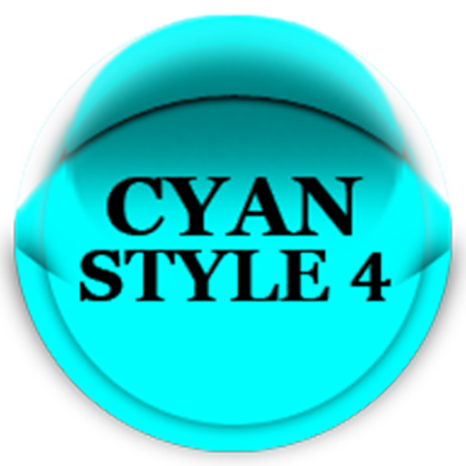 Cyan Icon Pack Style 4 icon