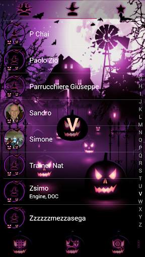 Dialer Halloween Pink Theme screenshot 4