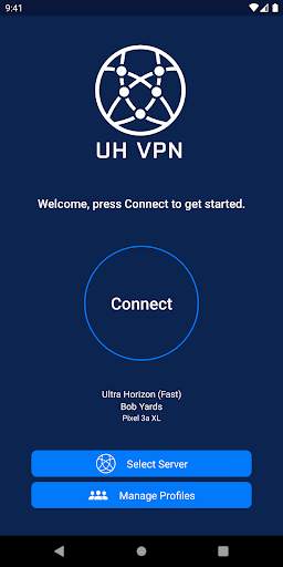 UH VPN screenshot 1