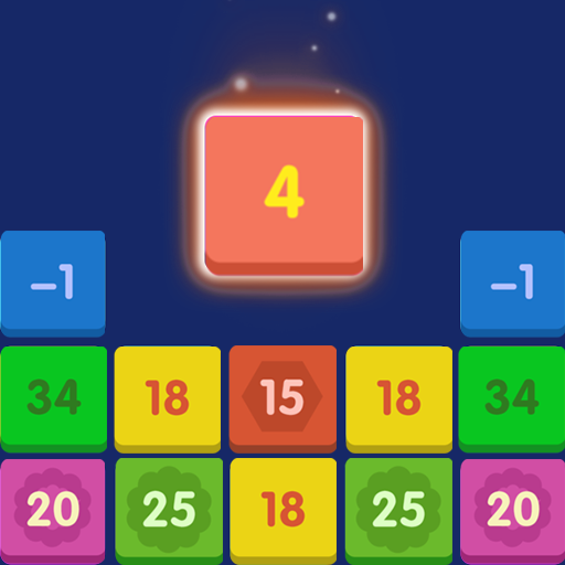 Drop Number: Drag Merge icon