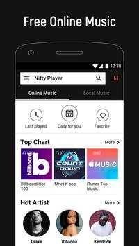 Nifty Music Player : Free Tiny Powerful Mp3 Player screenshot 1