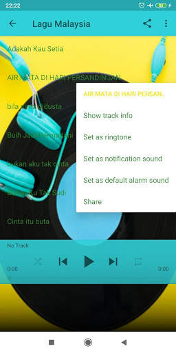 Lagu Malaysia MP3 Offline screenshot 4