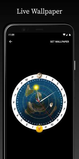Flat Earth Clock (Free) screenshot 8