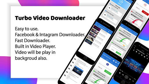 Turbo Video Downloader for Facebook and Instagram screenshot 1
