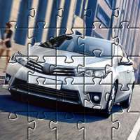 Puzzle Toyota Corolla Car Game logo