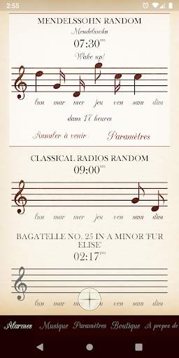 Réveil de musique classique screenshot 1