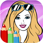 Coloring Game for Barbie icon