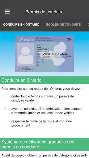 Conduire en Ontario screenshot 3