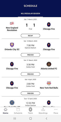 Chicago Fire FC Mobile App screenshot 5