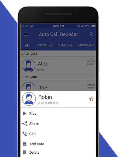 Auto Call Recoder 6 تصوير الشاشة